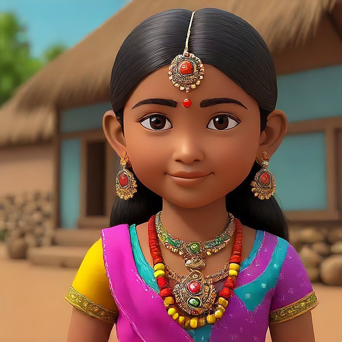 3D cartoon character art